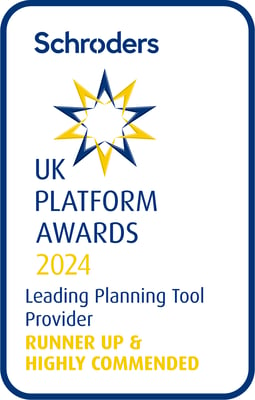 LEADING PLAN TOOL PROVIDER RUNNER UP